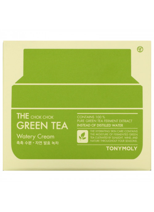 Tony Moly, The Chok Chok Green Tea, Watery Cream, 60 ml