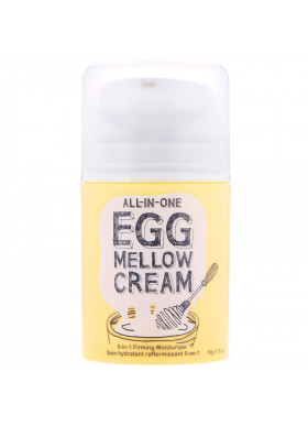 Too Cool for School, All-in-One Egg Mellow Cream, 5-in-1 Firming Moisturizer, 1.76 oz (50 g)