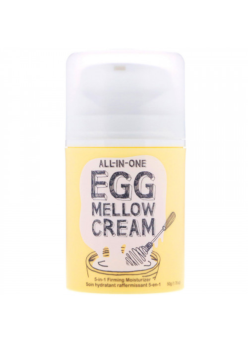 Too Cool for School, All-in-One Egg Mellow Cream, 5-in-1 Firming Moisturizer, 1.76 oz (50 g)