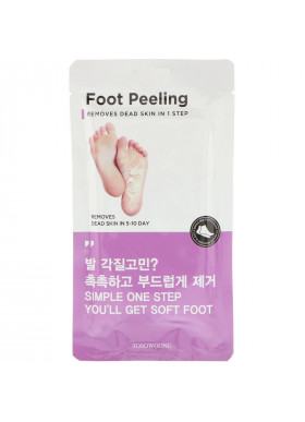 Tosowoong, Foot Peeling, Size Large, 2 Pieces, 20 g Each