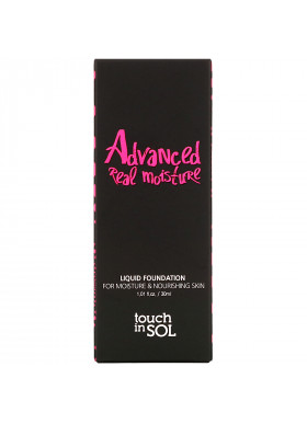 Touch in Sol, Advanced Real Moisture, Liquid Foundation, SPF 30 PA++, #21 Nude Beige, 1.01 fl oz (30 ml)