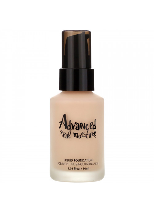 Touch in Sol, Advanced Real Moisture, Liquid Foundation, SPF 30 PA++, #21 Nude Beige, 1.01 fl oz (30 ml)