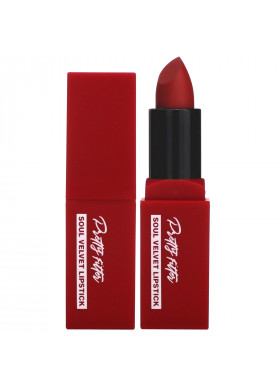 Touch in Sol, Pretty Filter, Soul Velvet Lipstick, Havana Red, 0.12 oz (3.5 g)