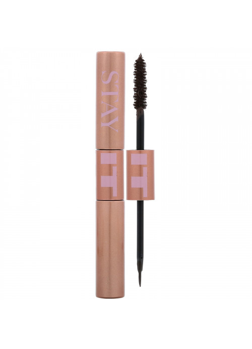 VT X BTS, Stay It Eyeliner, Mascara Duo, #02 Brown, 8 ml