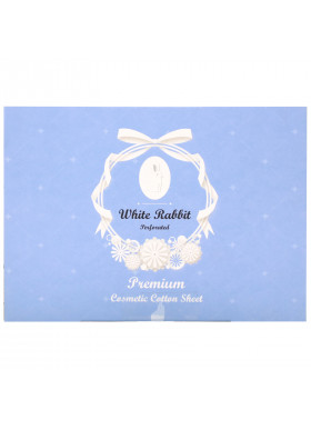 White Rabbit, Premium Cosmetic Cotton Sheet, Perforated, 200 Sheets