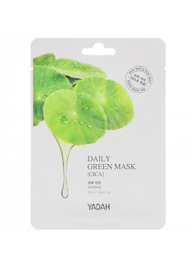 Yadah, Daily Green Mask, Cica, 1 Sheet, 0.84 fl oz (25 ml)