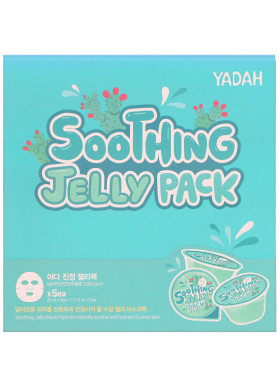 Yadah, Soothing Jelly Pack, 5 Sheets, 1.11 fl oz (33 ml) Each