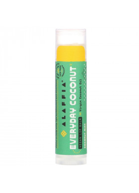 Alaffia, Everyday Coconut, Vegan Lip Balm, Coconut Mint, 0.15 oz (4.25 g)