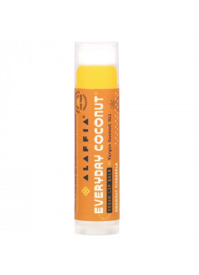 Alaffia, Everyday Coconut, Vegan Lip Balm, Coconut Pineapple, 0.15 oz (4.25 g)