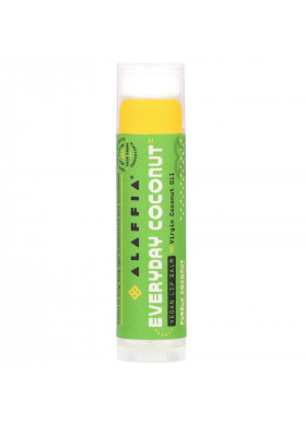 Alaffia, Everyday Coconut, Vegan Lip Balm, Purely Coconut, 0.15 oz (4.25 g)