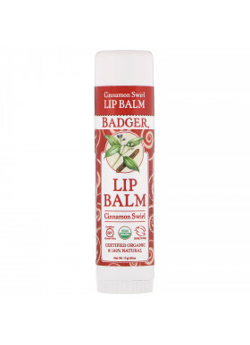 Badger Company, Lip Balm, Cinnamon Swirl, .60 oz (17 g)