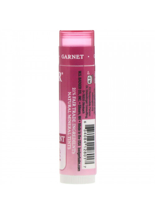 Badger Company, Mineral Lip Tint, Garnet, .15 oz (4.2 g)