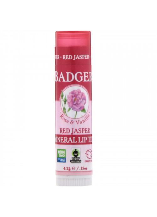 Badger Company, Mineral Lip Tint, Red Jasper, .15 oz (4.2 g)