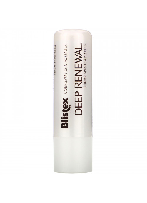 Blistex, Deep Renewal, Anti-Aging Treatment, Lip Protectant/Sunscreen, SPF 15, .13 oz (3.69 g)