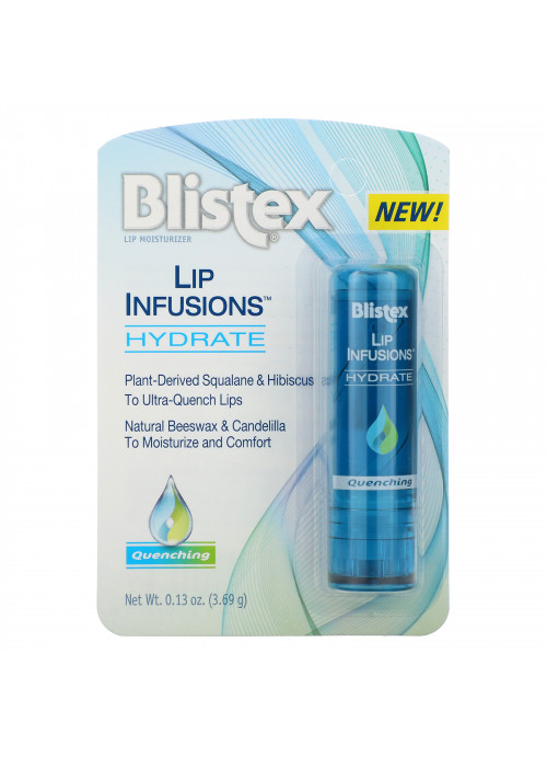 Blistex, Lip Infusions, Lip Moisturizer, Hydrate, 0.13 oz (3.69 g)