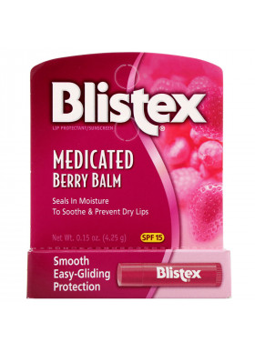 Blistex, Lip Protectant/Sunscreen, SPF 15, Medicated Berry Balm, .15 oz (4.25 g)