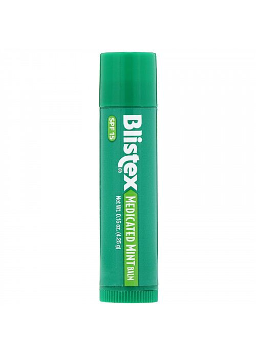 Blistex, Lip Protectant/Sunscreen, SPF 15, Medicated Mint Balm, .15 oz (4.25 g)