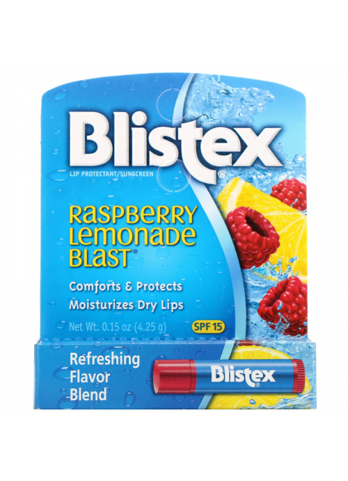 Blistex, Lip Protectant/Sunscreen, SPF 15, Raspberry Lemonade Blast, .15 oz (4.25 g)