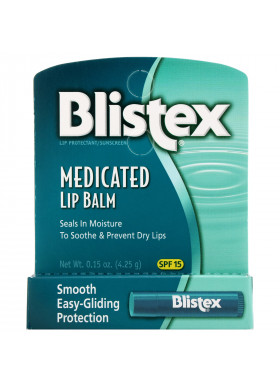 Blistex, Medicated Lip Balm, Lip Protectant/Sunscreen, SPF 15, .15 oz (4.25 g)