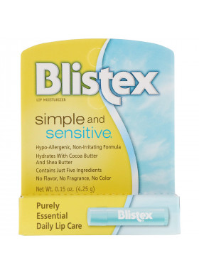 Blistex, Simple and Sensitive, Lip Moisturizer, 0.15 oz (4.25 g)