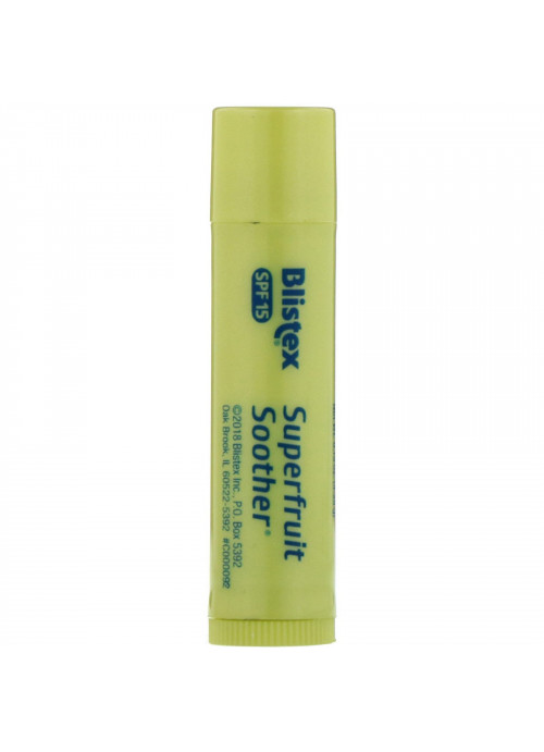 Blistex, Superfruit Soother, Lip Protectant/Sunscreen, SPF 15, 0.15 oz (4.25 g)