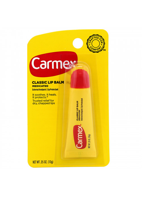 Carmex, Classic Lip Balm, Medicated, .35 oz (10 g)