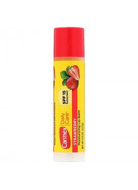 Carmex, Daily Care, Moisturizing Lip Balm, Strawberry, SPF 15, .15 oz (4.25 g)