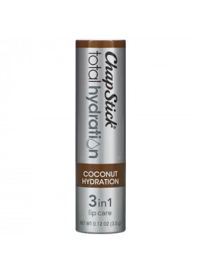 Chapstick, Total Hydration, 3 in 1 Lip Care, Coconut Hydration, 0.12 oz (3.5 g)