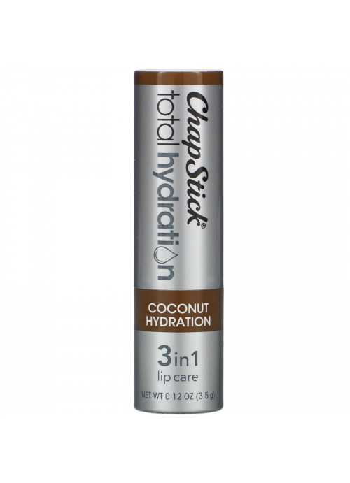 Chapstick, Total Hydration, 3 in 1 Lip Care, Coconut Hydration, 0.12 oz (3.5 g)