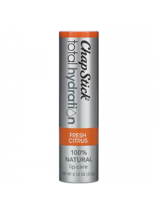 Chapstick, Total Hydration Lip Care, Fresh Citrus, 0.12 oz (3.5 g)