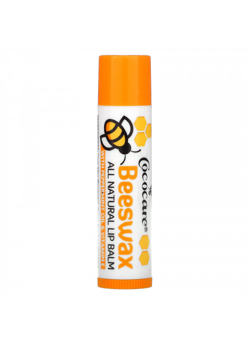 Cococare, Beeswax, All Natural Lip Balm, .15 oz (4.2 g)
