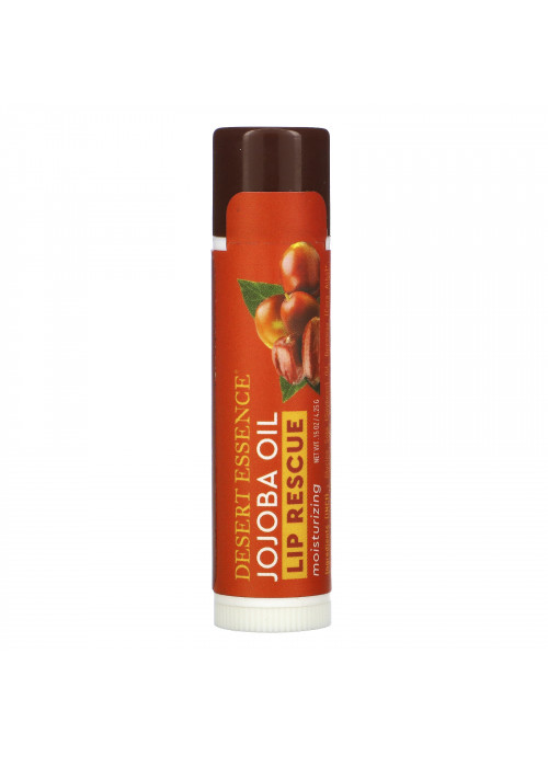 Desert Essence, Lip Rescue, Moisturizing Lip Balm with Jojoba Oil, .15 oz (4.25 g)