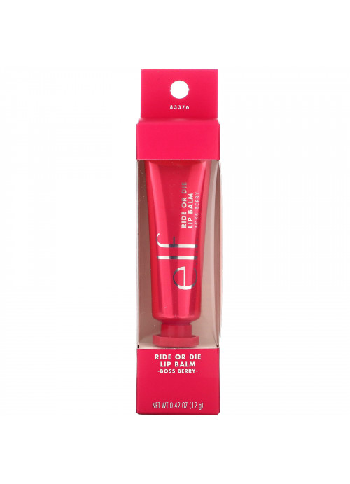 E.L.F., Ride Or Die Lip Balm, Boss Berry, 0.42 oz (12 g)