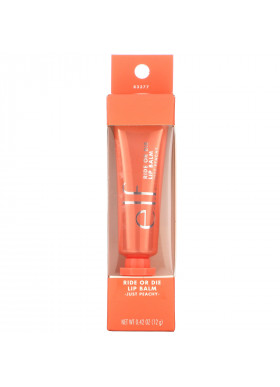 E.L.F., Ride Or Die Lip Balm, Just Peachy, 0.42 oz (12 g)