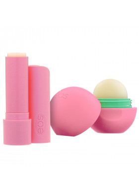 EOS, 100% Natural Shea Lip Balm, Strawberry Sorbet, 2 Pack, 0.39 oz (11 g)