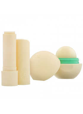 EOS, 100% Natural Shea Lip Balm, Vanilla Bean, 2 Pack, 0.39 oz (11 g)