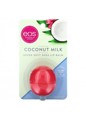EOS, Super Soft Shea Lip Balm, Coconut Milk, 0.25 oz (7 g)