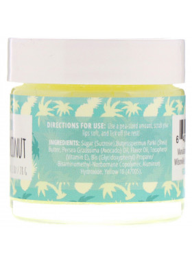 Fizz & Bubble, Lip Scrub, Pineapple Coconut, 1 oz (28 g)