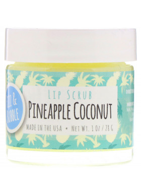 Fizz & Bubble, Lip Scrub, Pineapple Coconut, 1 oz (28 g)