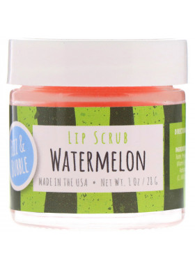 Fizz & Bubble, Lip Scrub, Watermelon, 1 oz (21 g)