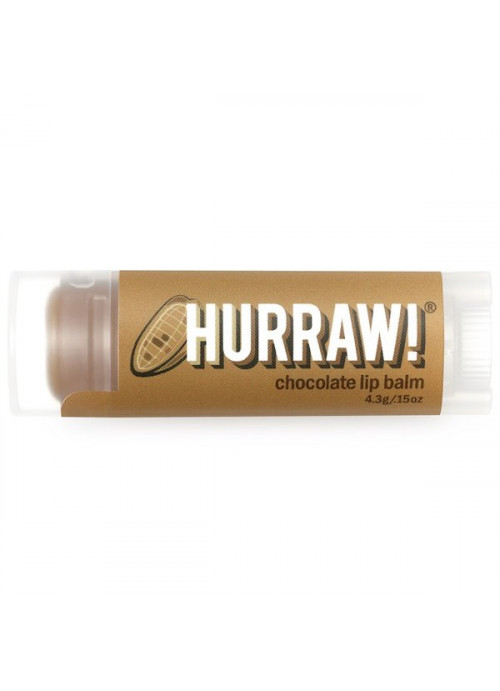 Hurraw! Balm, Lip Balm, Chocolate, .15 oz (4.3 g)
