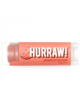 Hurraw! Balm, Lip Balm, Grapefruit, .15 oz (4.3 g)