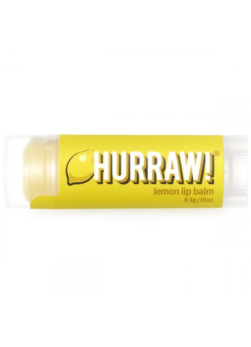 Hurraw! Balm, Lip Balm, Lemon, .15 oz (4.3 g)