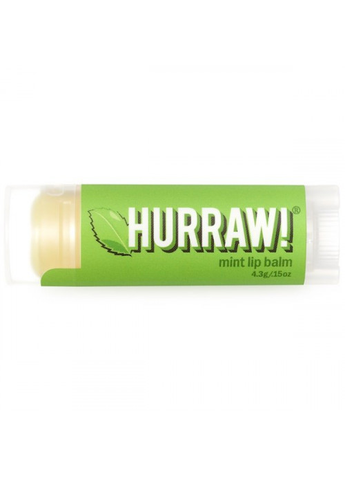 Hurraw! Balm, Lip Balm, Mint, .15 oz (4.3 g)
