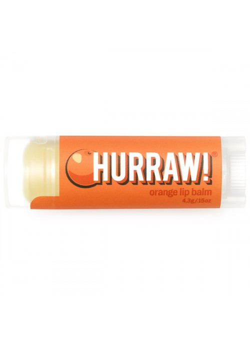 Hurraw! Balm, Lip Balm, Orange, .15 oz (4.3 g)