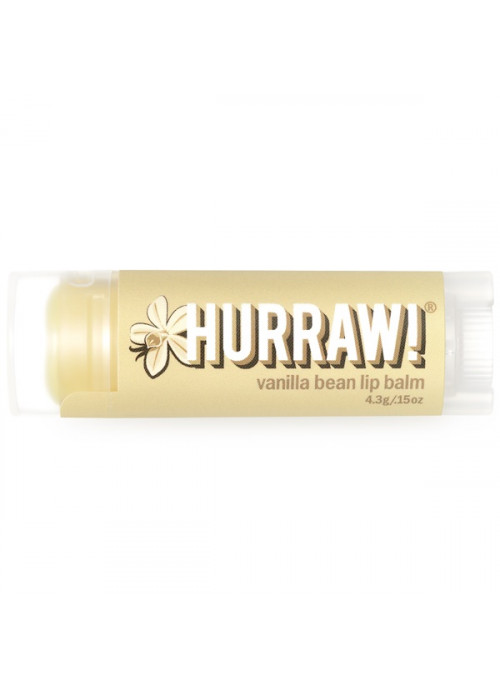 Hurraw! Balm, Lip Balm, Vanilla Bean, .15 oz (4.3 g)