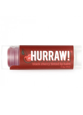 Hurraw! Balm, Tinted Lip Balm, Black Cherry, .15 oz (4.3 g)
