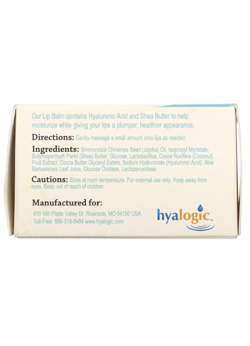 Hyalogic, Lip Balm with Hyaluronic Acid, 1/2 oz (14 g)