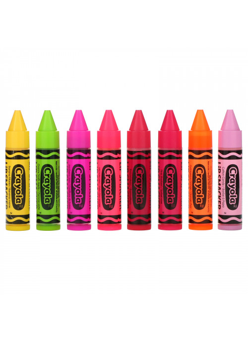 Lip Smacker, Crayola, Lip Balm, Party Pack, 8 Pieces, 0.14 oz (4.0 g) Each