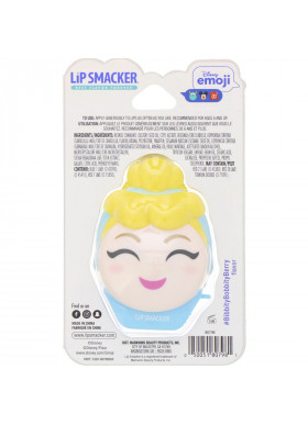 Lip Smacker, Disney Emoji Lip Balm, Cinderella, #BibbityBobbityBerry, 0.26 oz (7.4 g)